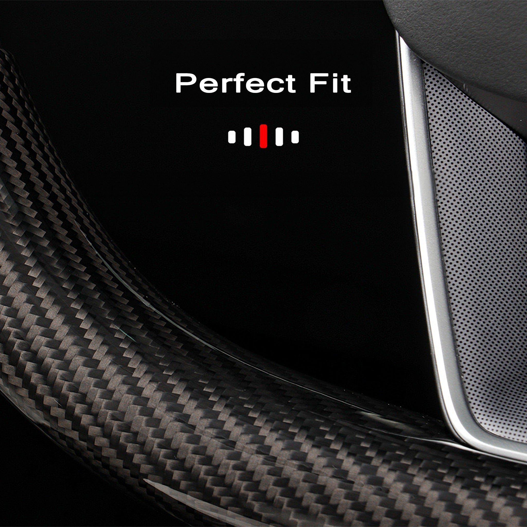 carbon fiber steering wheel overlay perfect fit Tesla Model Y Juniper