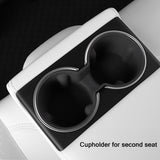 Tesla Model 3/Y Spill-Proof Cup Holder Insert (2024+ Highland & 2025.03+ Juniper) | Secure Silicone Design