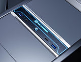 2024+ Tesla Model 3 Premium Center Console USB Hub with 27W Fast Charging & 7-Color Ambient Lighting
