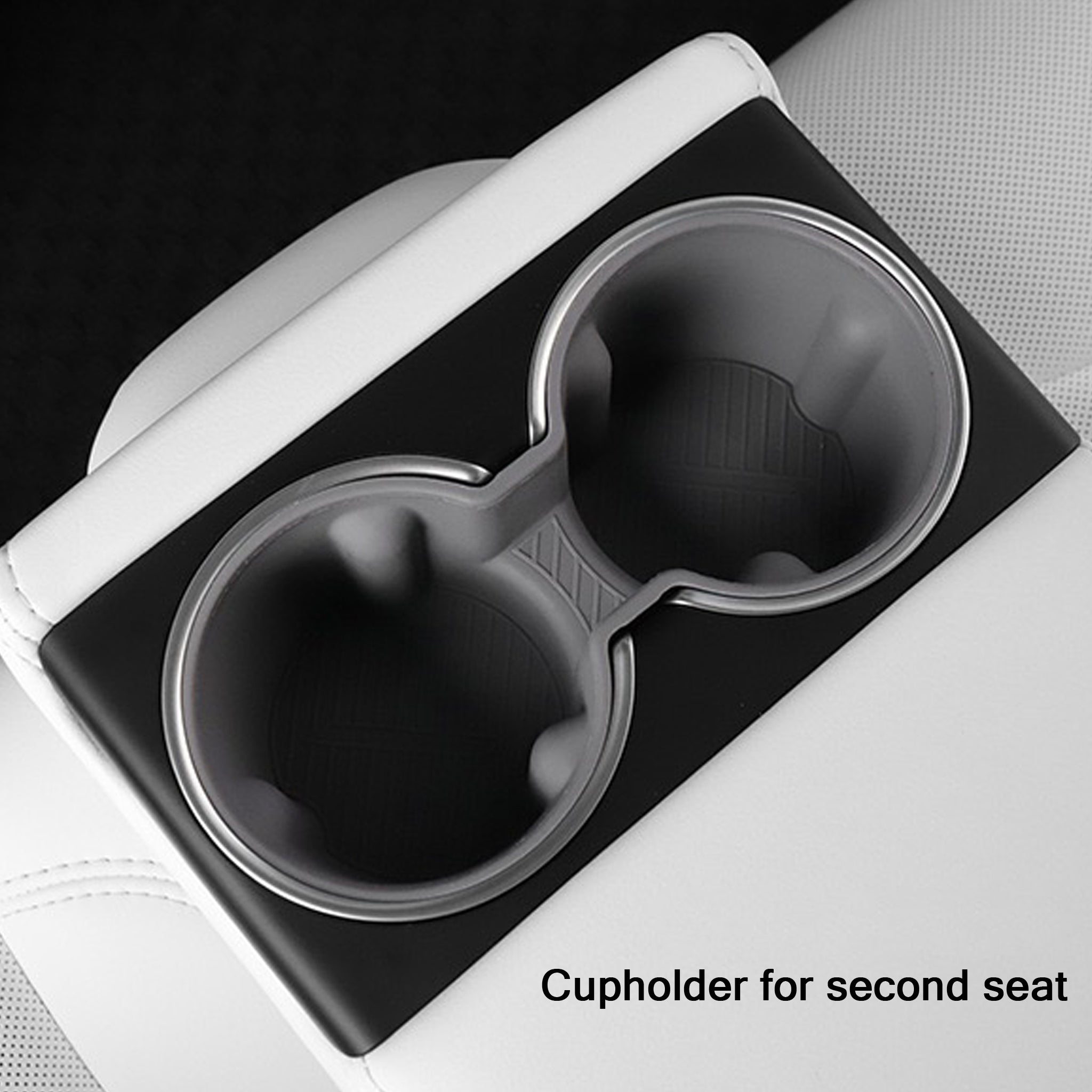 Tesla Model 3/Y Spill-Proof Cup Holder Insert (2024+ Highland & 2025.03+ Juniper) | Secure Silicone Design
