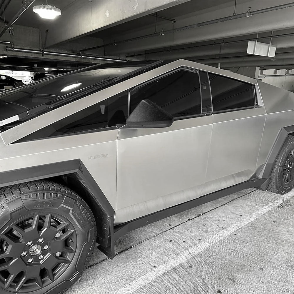 Cybertruck Forged Carbon Fiber Mirror Caps - Industrial-Grade Customization for Bold Visual Impact(Pre-order)