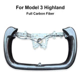 Tessgo Heated Carbon Fiber Yoke Steering Wheel for Model 3 Highland