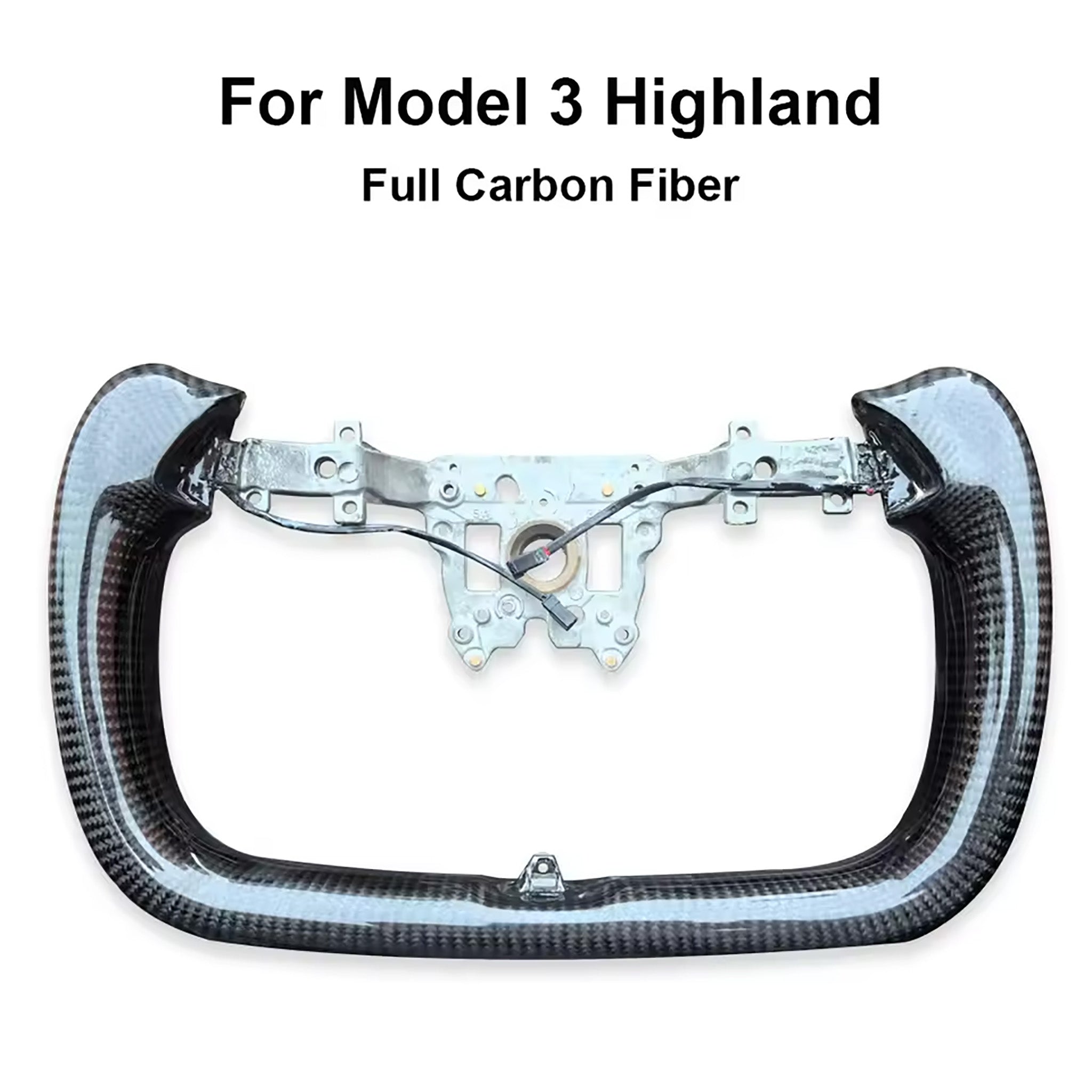 Tessgo Heated Carbon Fiber Yoke Steering Wheel for Model 3 Highland