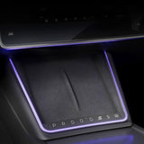2024+ Tesla Model 3 Highland Center Console Gear Selector Upgrade with Ambient Lighting & Shortcut Buttons