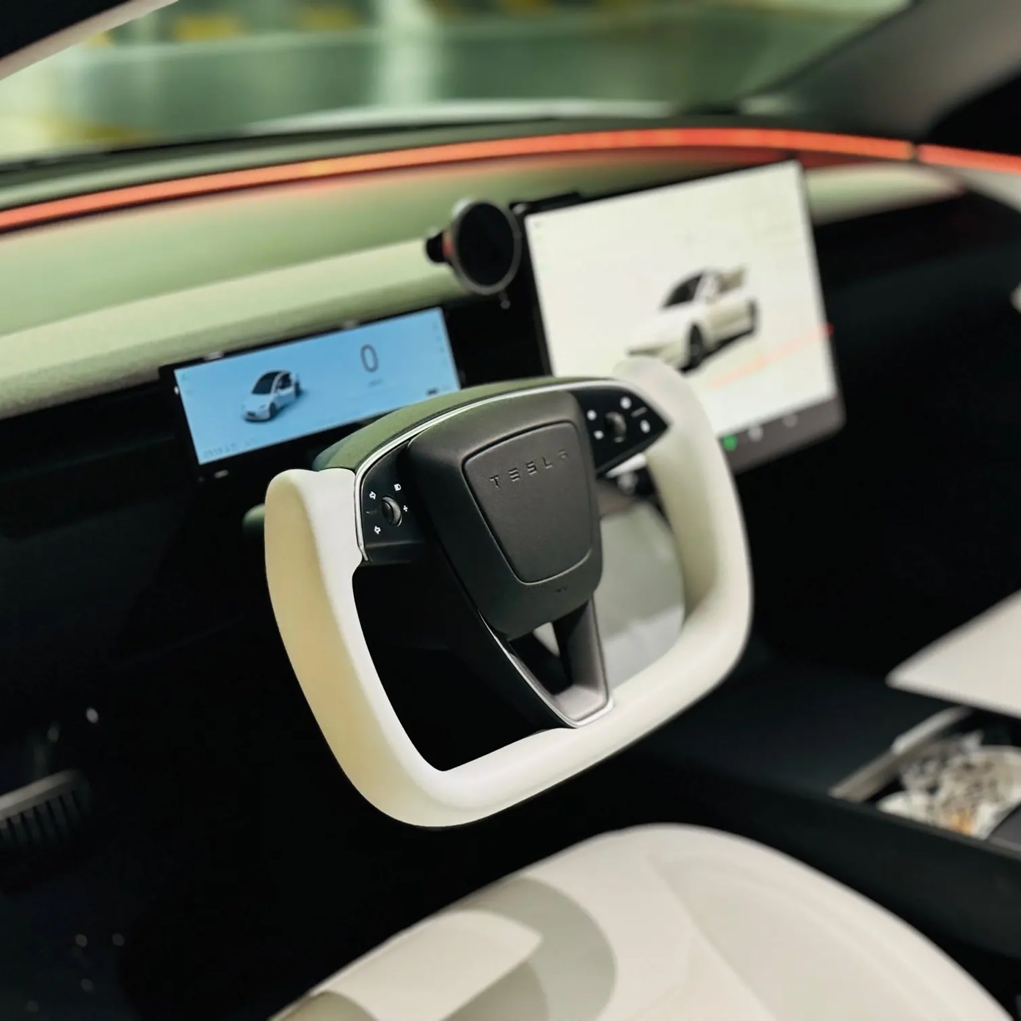 2024+Tesla Model 3 Highland Yoke Steering Wheel