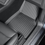 Passenger seat view of Tesla Model Y Juniper All-Weather & Full Coverage Protection Floor Mats