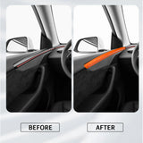 Tessgo Alcantara Door Panel Trim with Ambient Lighting Integration for Tesla Model Y Juniper 2026+