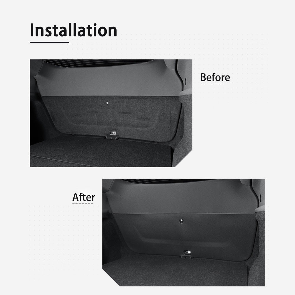 2025+ Tesla Model Y Juniper All-Weather Trunk Lid Protector Mat – Heavy-Duty TPE Rubber, Eco-Friendly Design
