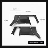 Trunk Side & C-Pillar Protectors for Tesla Model Y Juniper (2025+) – OEM-Style TPE Interior Guard Set