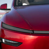 2025+ Tesla Model Y Juniper SmartLight UV-Reactive TPU Headlight Bar Film Covers | Self-Adjusting 70% Tint & Safe Night Driving