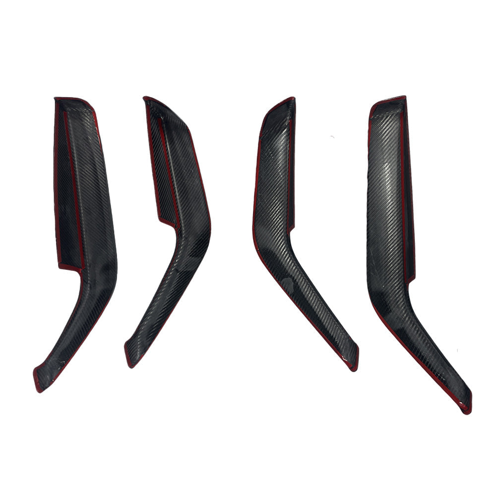 Tesla Model Y Juniper Dry Molded Carbon Fiber Door Armrest Covers(4 Pieces)