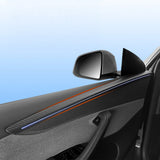 Tesla Model Y Juniper Carbon Fiber Door Trim Covers