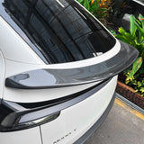 Model Y Juniper exterior upgrade with V-Style Carbon Fiber Rear Spoiler