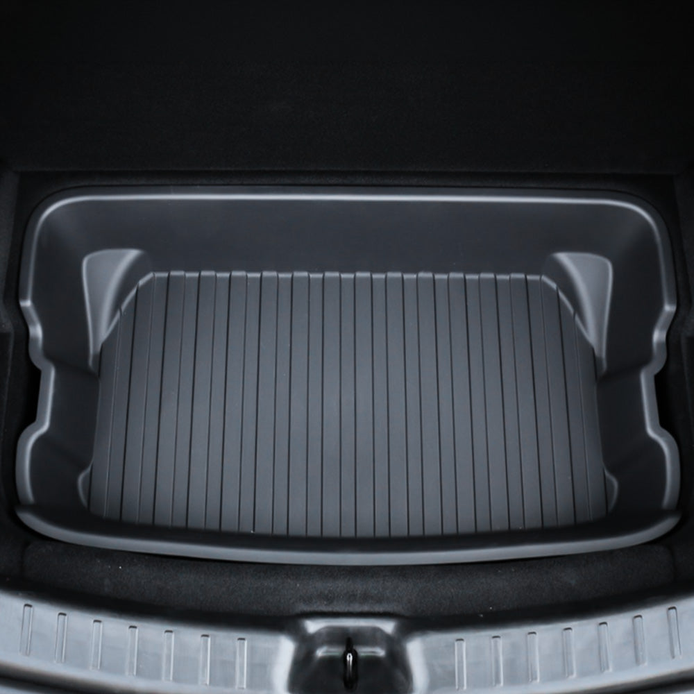2025+ Tesla Model Y Juniper Custom Trunk Organizer - Premium ABS Storage Box for Rear Sub-Trunk Well