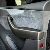 2025+ Tesla Model Y Juniper Dry Molded Carbon Fiber Door Armrest Covers (4 pcs)