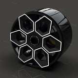 TESSGO 19" Hex Wedge Wheel Covers for Model Y & Juniper – Honeycomb Style