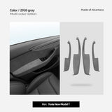Tessgo Premium Alcantara Door Armrest Cover for Tesla Model Y Juniper 2026+