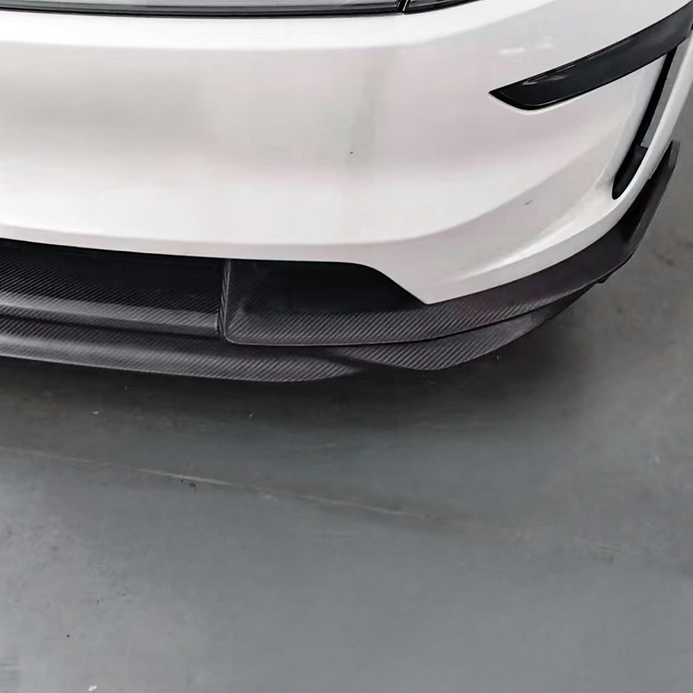 2026+ Tesla Model Y Juniper Carbon Fiber Front Lip Splitter