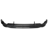 Front view of Tesla Model Y Juniper Carbon Fiber Front Lip Splitter