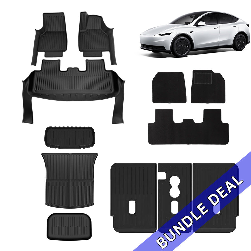 Tesla Model Y juniper standard floor mat set bundle 12pcs RHD