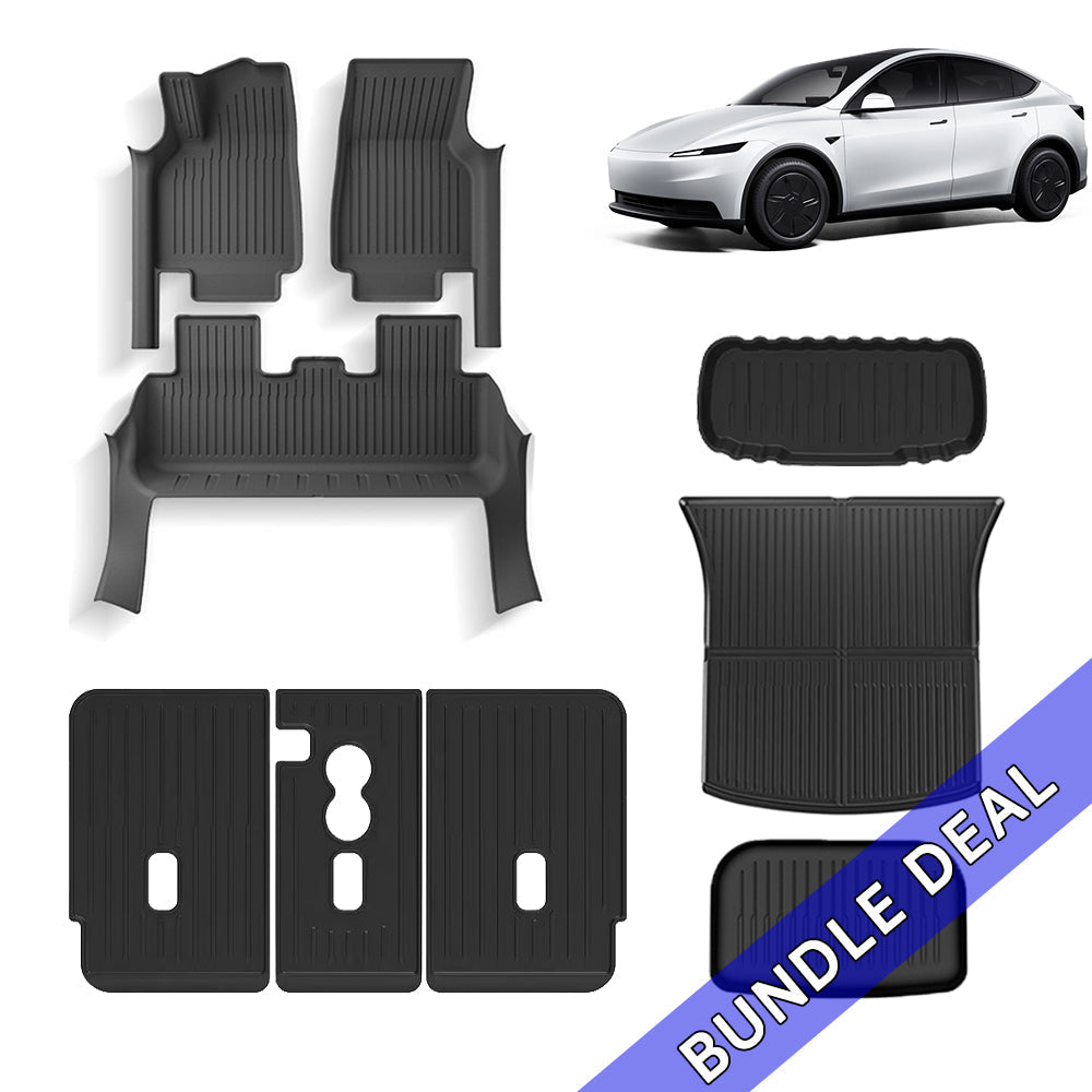 Tesla Model Y juniper standard floor mat set bundle 9pcs