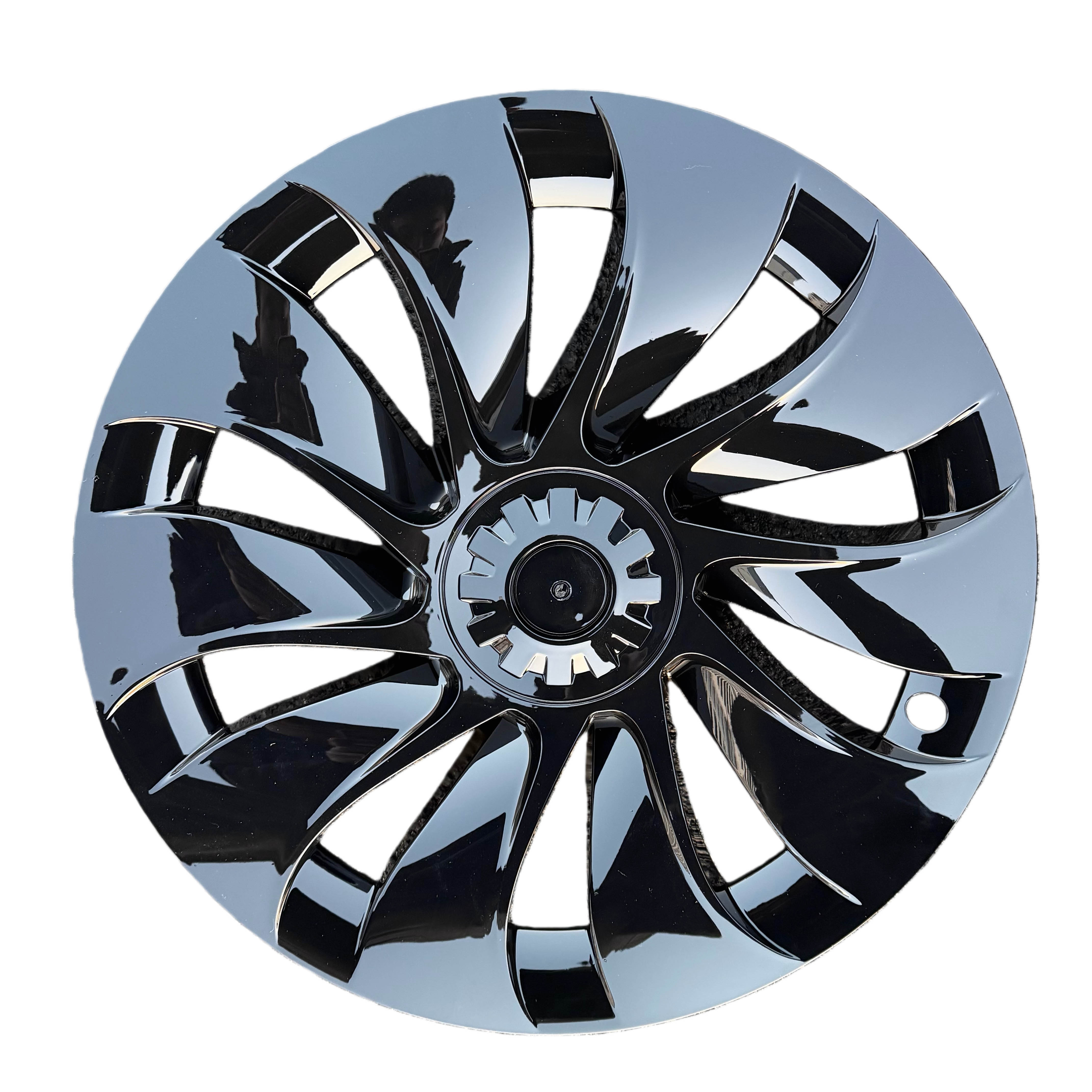 Performance Uberturbine Style Wheel Covers for Tesla Model Y Juniper 20" Helix 2.0 Wheels