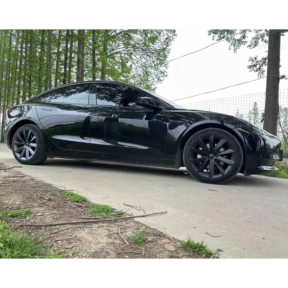 Tessgo Tesla Model 3 Wheel Cover Hubcaps 18 Inch Aero Wheel Covers Replacement 4PCS Matte Black (2017-2023 Year)