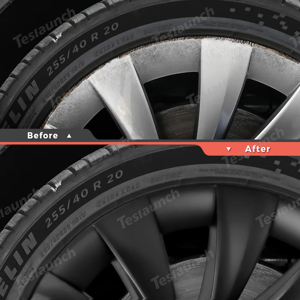 Tessgo Helix 2.0 Style Wheel Hubcaps (Set of 4) for Tesla 2025+ Model Y Juniper 20'' Helix 2.0 Wheels