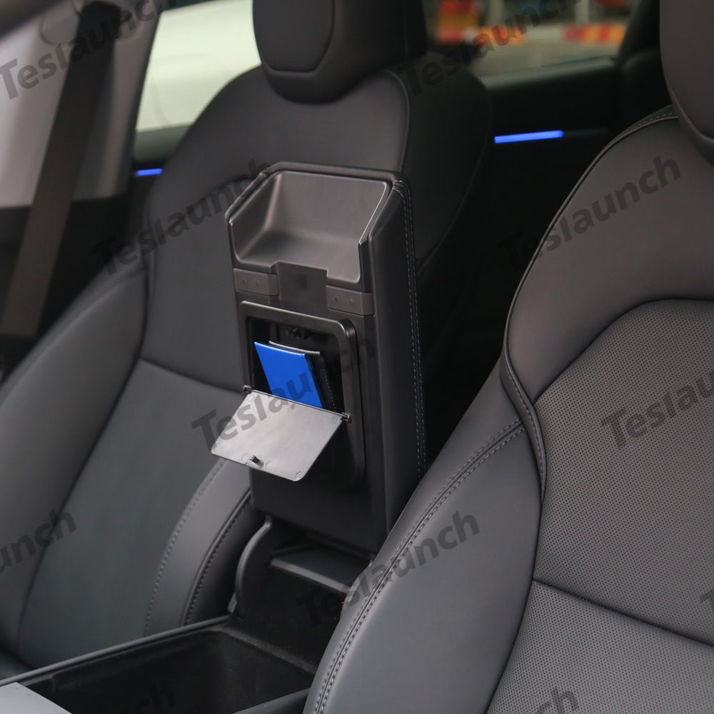 Center Console Organizer Armrest Hidden Storage Box for Tesla Model YL 2026+
