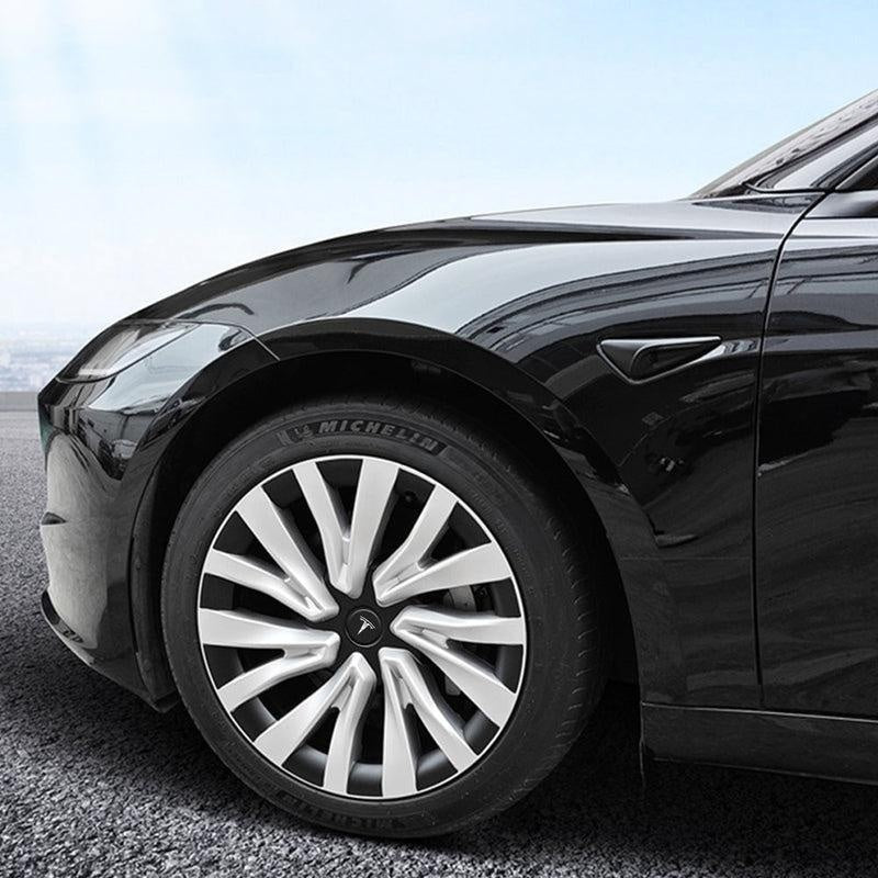 Tessgo 18" Nova Style Dual-Color Wheel Covers for Tesla Model 3 Highland