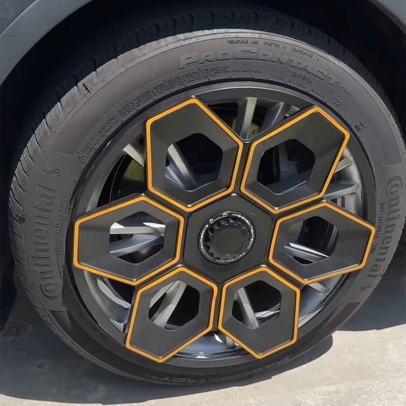 Model Y/ Y Juniper Wheel Covers 19 Inch Hex Wedge Hubcaps Honeycomb Wheels Style for Tesla