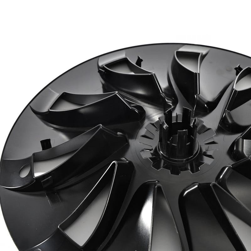 20" Helix Style Wheel Covers for Model Y Juniper Matte Black