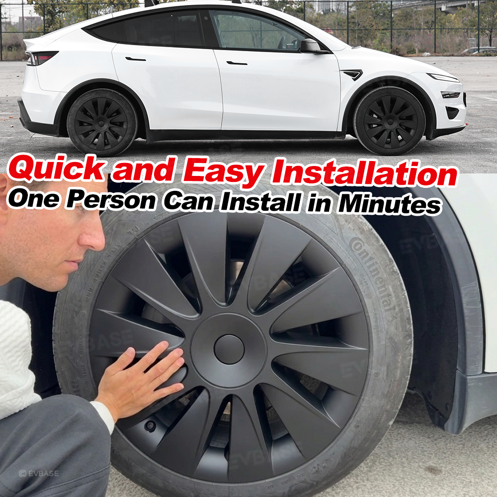 Model Y Juniper 19" Wheel Covers Induction Style Aero Hubcaps for Tesla