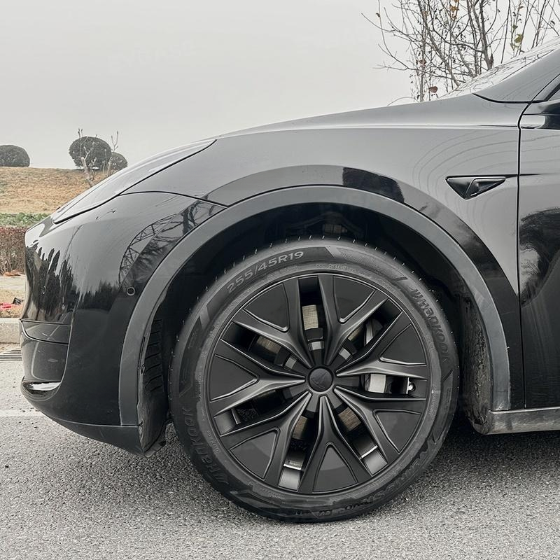 Model Y Juniper Wheel Covers 19 Inch Crossflow Wheels Hubcaps Inspired By Model Y Performance