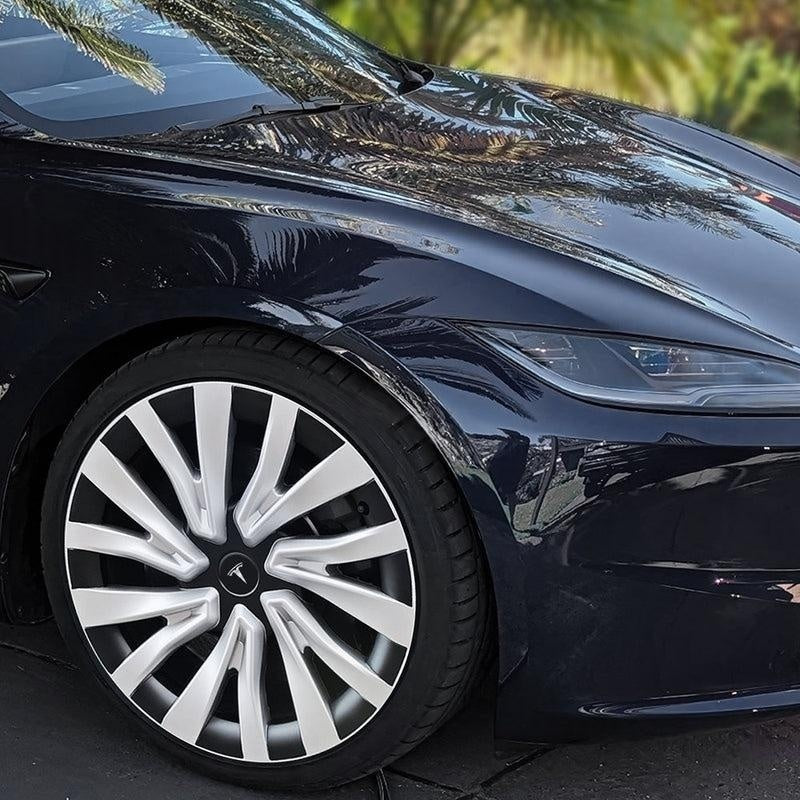 Tessgo 18" Nova Style Dual-Color Wheel Covers for Tesla Model 3 Highland