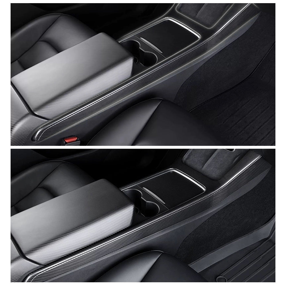 Tesla Model 3 (21-23) & Y (21-24) Carbon Fiber Console Trim