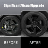 Tesla Model Y Juniper Hubcap X Style 19'' YB Knife Wheel Covers Tesstudio庐