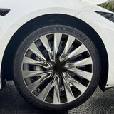Tessgo Nova Style Wheel Hubcaps (Set of 4) for Tesla 2024+ Model 3 Highland 18'' Photon Wheels (Inspired by 19'' Nova Wheels)