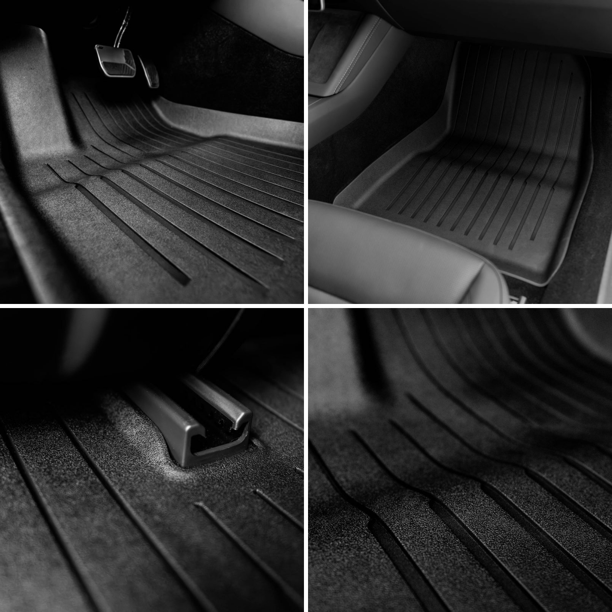Tesla Model 3 Highland All-Weather Floor Mats - Custom Fit,Waterproof Interior Accessories