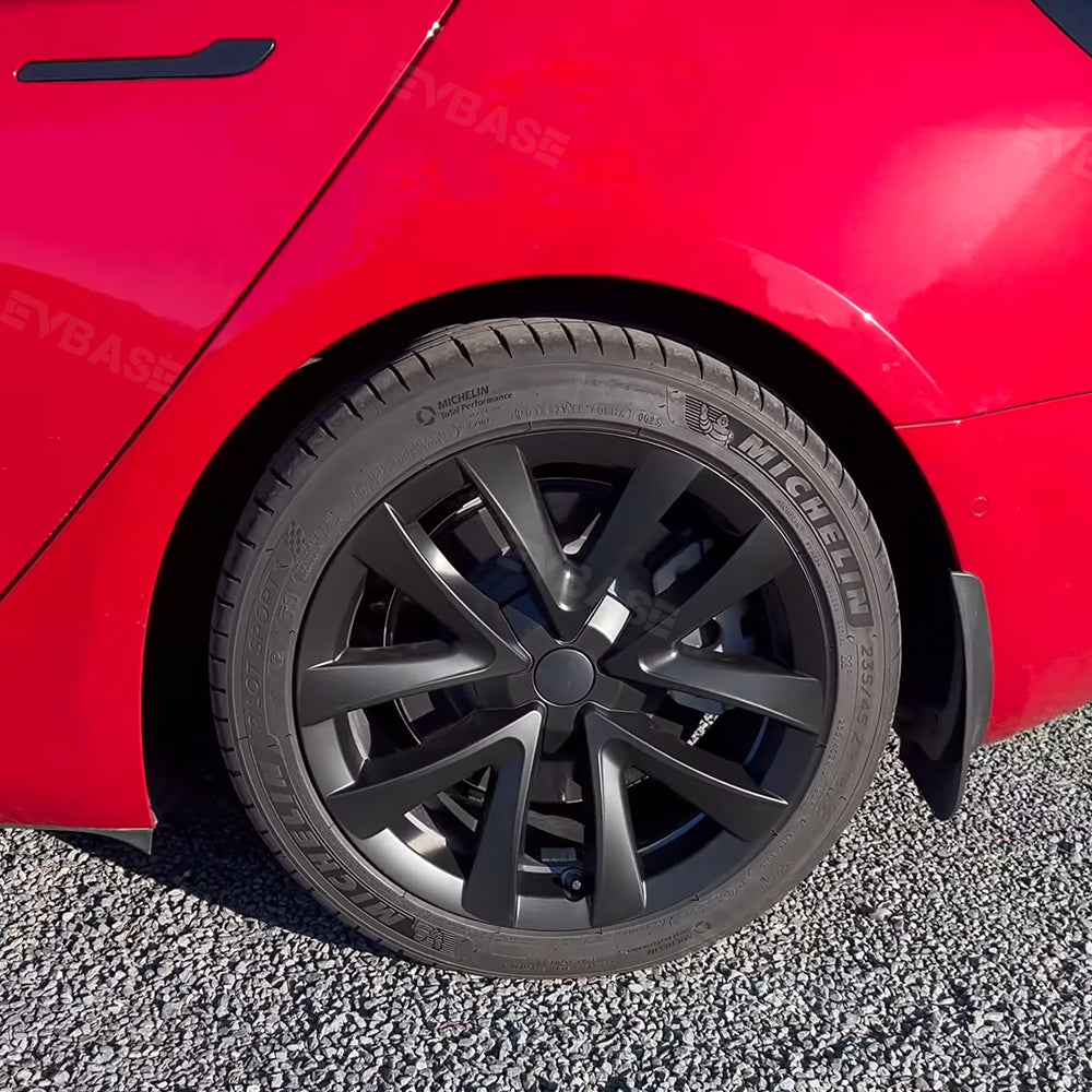 Tessgo Tesla Model 3 Arachnid Wheel Cover 18 inch Sport Model S Plaid Version Wheel Cap 4PCS Matte