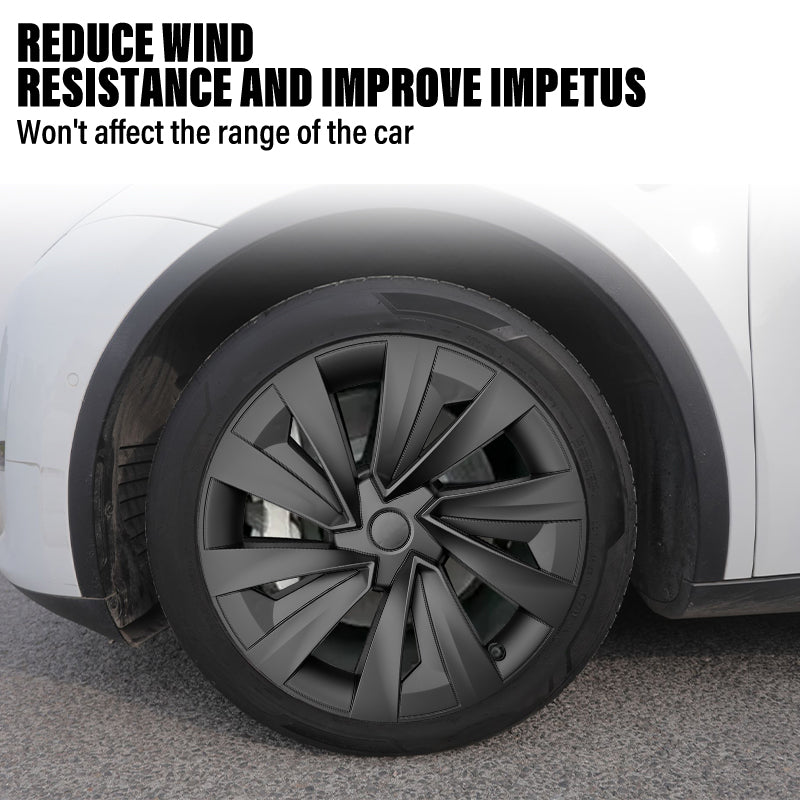 Tessgo "YB-Aero" 19" Turbine Style Wheel Covers for Tesla Model Y Juniper
