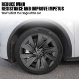 Tessgo "YB-Aero" 19" Turbine Style Wheel Covers for Tesla Model Y Juniper