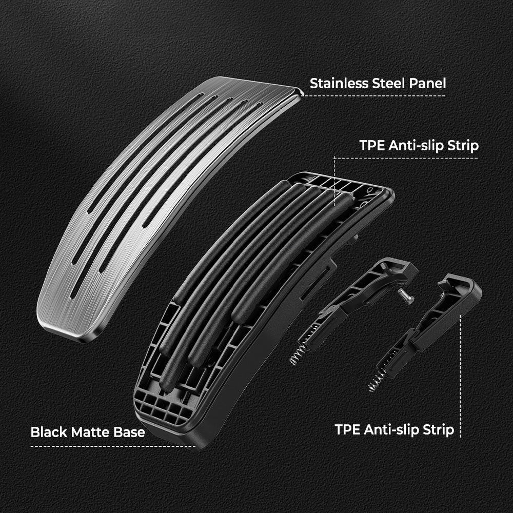 (Upgraded) Stainless Steel Performance Pedal Cover for Model 3/Y 2017-2026
