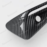 Carbon Fiber Pattern Turn Signal & Side Camera Covers (ABS) for Tesla Model Y L 2026+
