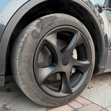 Model Y Juniper Wheel Covers for Tesla 19" Crossflow Wheels Hubcaps-3D Sculpted Design