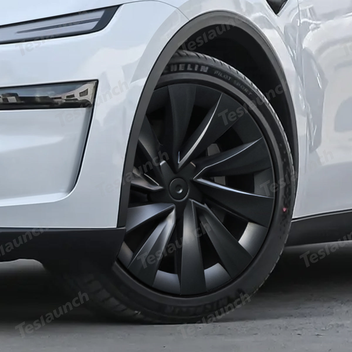 Tessgo Helix 2.0 Style Wheel Hubcaps (Set of 4) for Tesla 2025+ Model Y Juniper 20'' Helix 2.0 Wheels