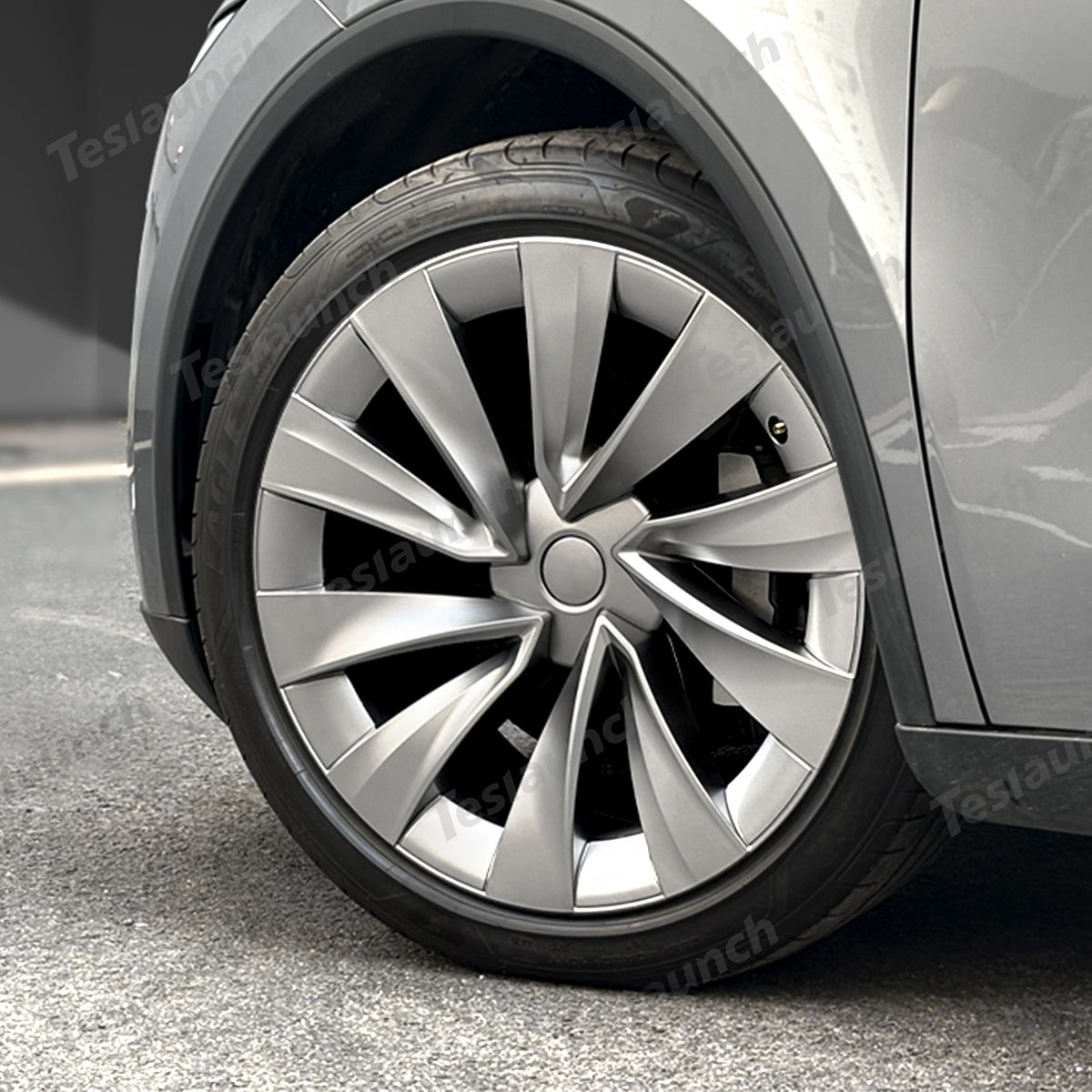 Tessgo Helix 2.0 Style Wheel Hubcaps (Set of 4) for Tesla 2025+ Model Y Juniper 20'' Helix 2.0 Wheels