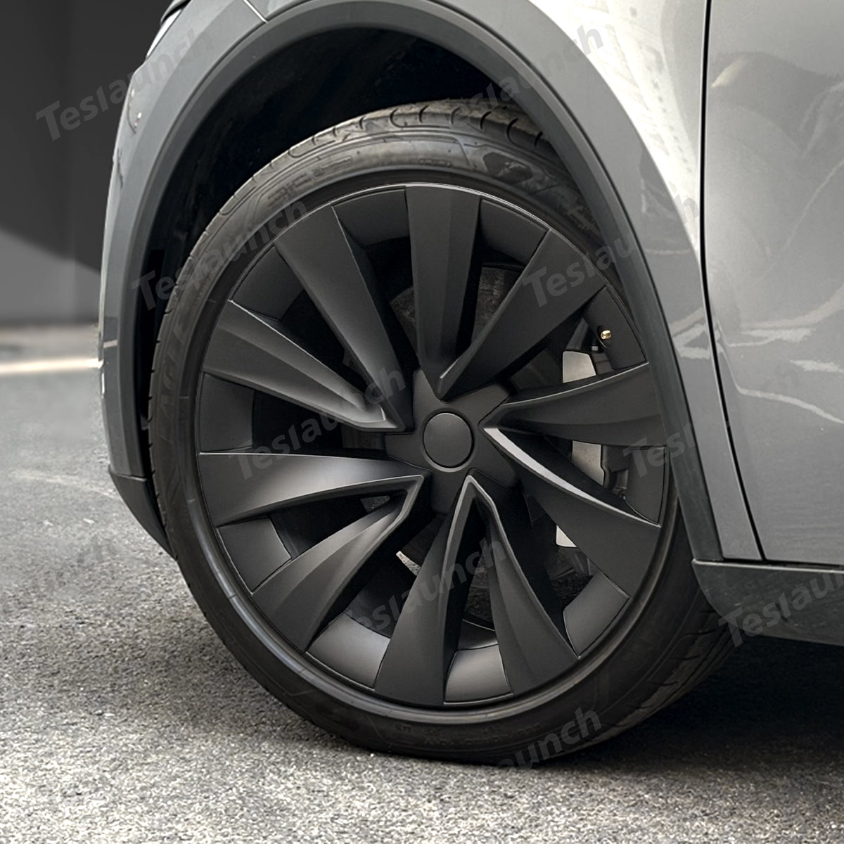 Tessgo Helix 2.0 Style Wheel Hubcaps (Set of 4) for Tesla 2025+ Model Y Juniper 20'' Helix 2.0 Wheels