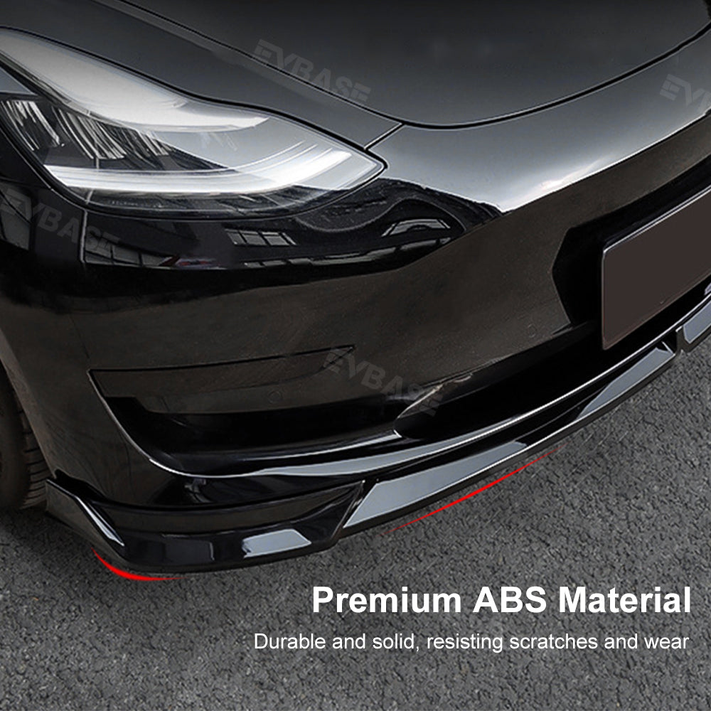 Tessgo ABS Front Bumper Lip Spoiler Kit for Tesla Model Y (2020-2025)