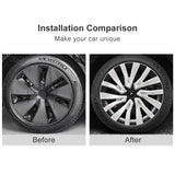 Tessgo 18" Nova Style Dual-Color Wheel Covers for Tesla Model 3 Highland